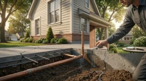 slab leak detection
