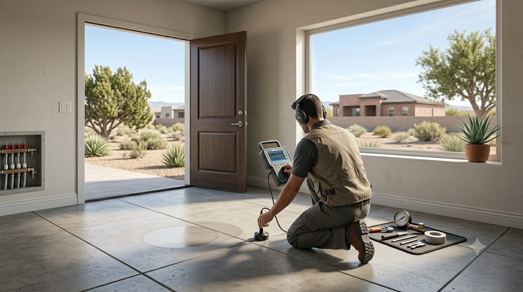 slab leak detection